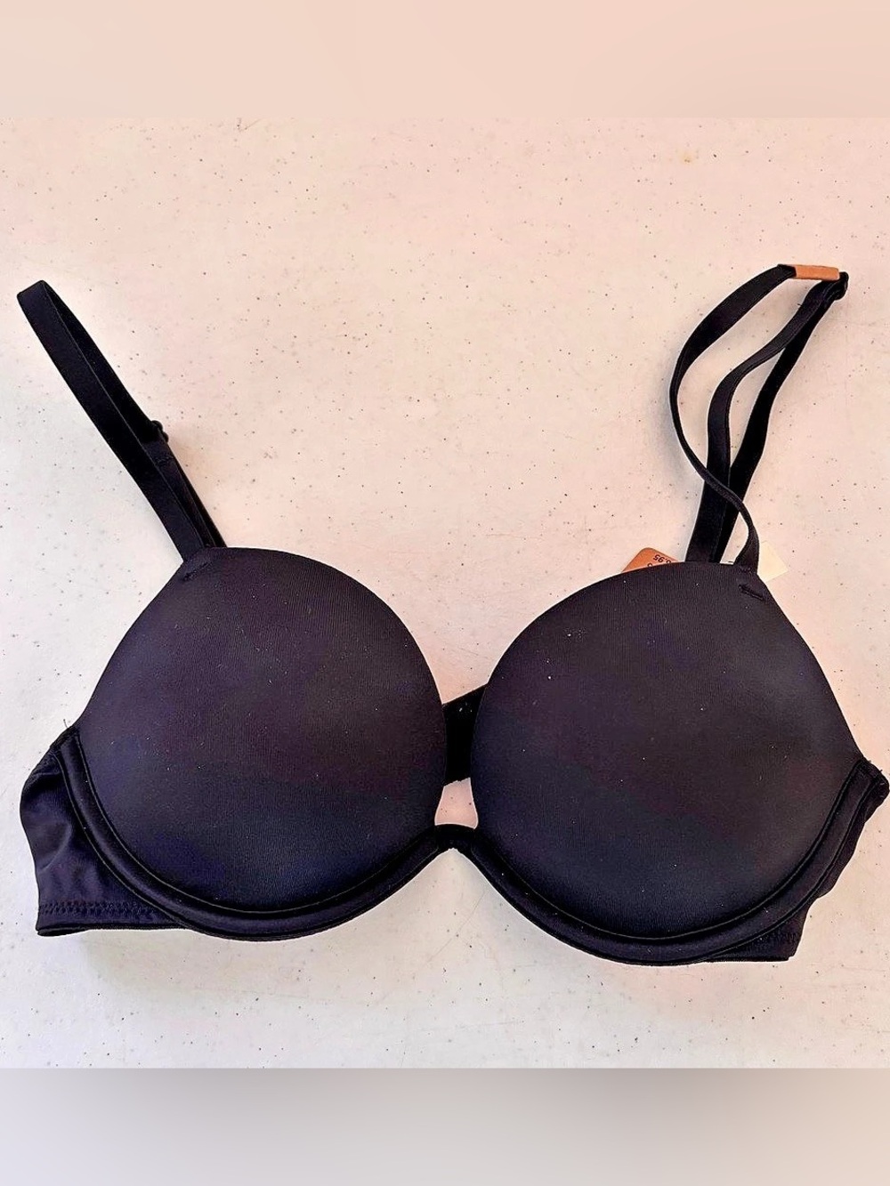 Victoria's Secret PINK Wear Everywhere Super Push-Up Super Push-Up Bra in Black